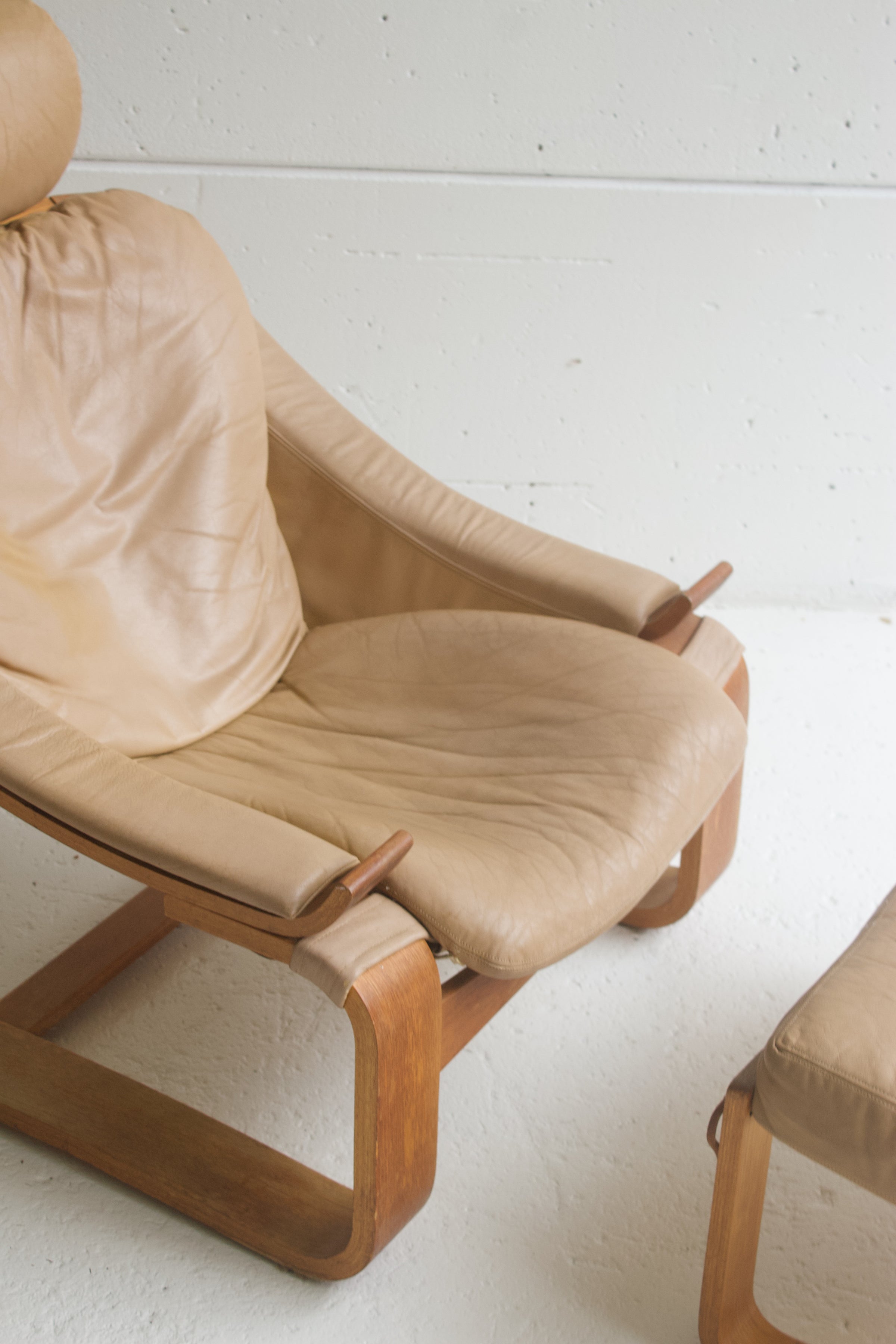 Danish Kroken Lounge Chair With Foot Rest | Mid Century Avenue